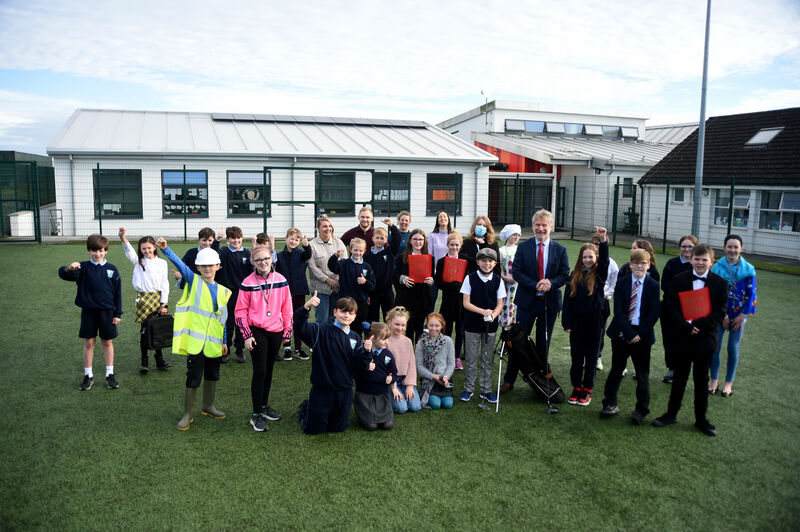 Mr O’Brien had big boots to fill when he took over as principal of Watergrasshill NS 23 years ago. He replaced legendary GAA coach Éamonn Ryan as principal. Pic: Larry Cummins Mr O’Brien had big boots to fill when he took over as principal of Watergrasshill NS 23 years ago. He replaced legendary GAA coach Éamonn Ryan as principal. Pic: Larry Cummins