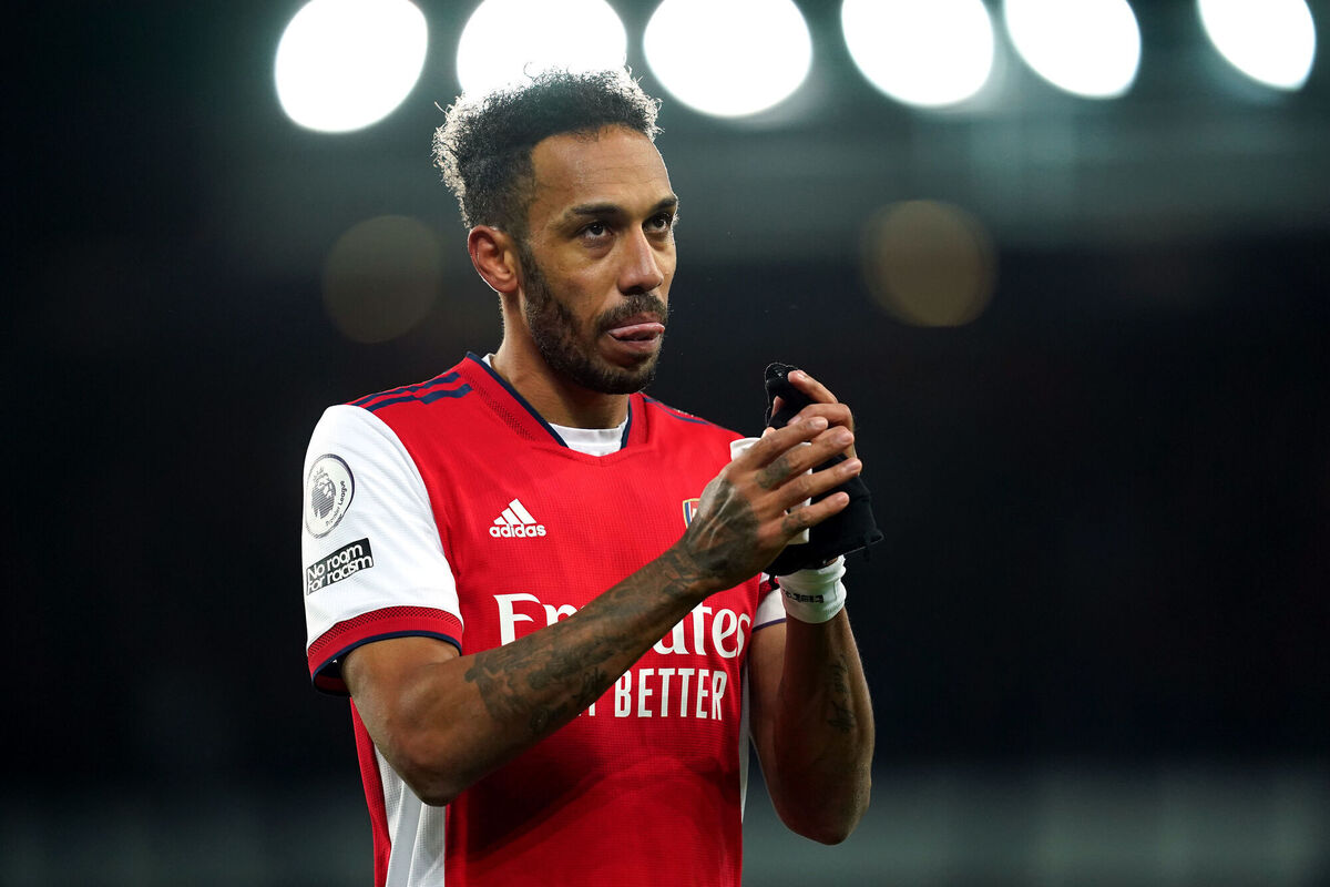 Pierre-Emerick Aubameyang left Arsenal on a free transfer to Barcelona. Picture: Martin Rickett/PA Wire