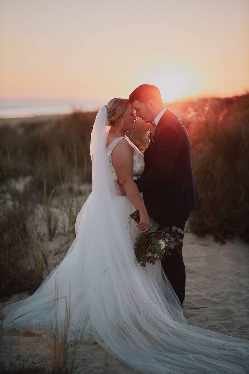 A MEMORABLE DAY: The couple said they wouldn’t change a thing about their wedding day A MEMORABLE DAY: The couple said they wouldn’t change a thing about their wedding day