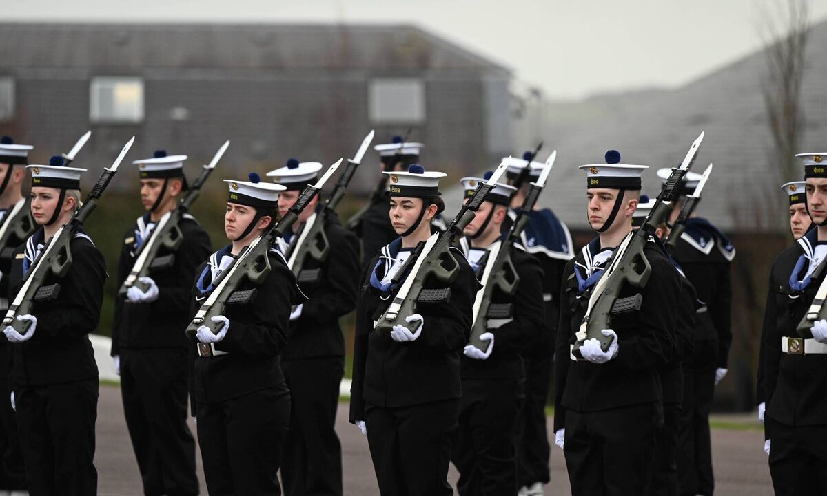 The recruit class is named for the Naval Service vessel LÉ Ciara (P42) which has served with the Defence Forces since 1989.Picture: David Jones, Naval Service Photographer.