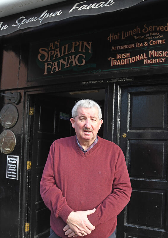 John O'Connor, proprietor, An Spailpín Fánach, Cork. Picture: Denis Minihane.