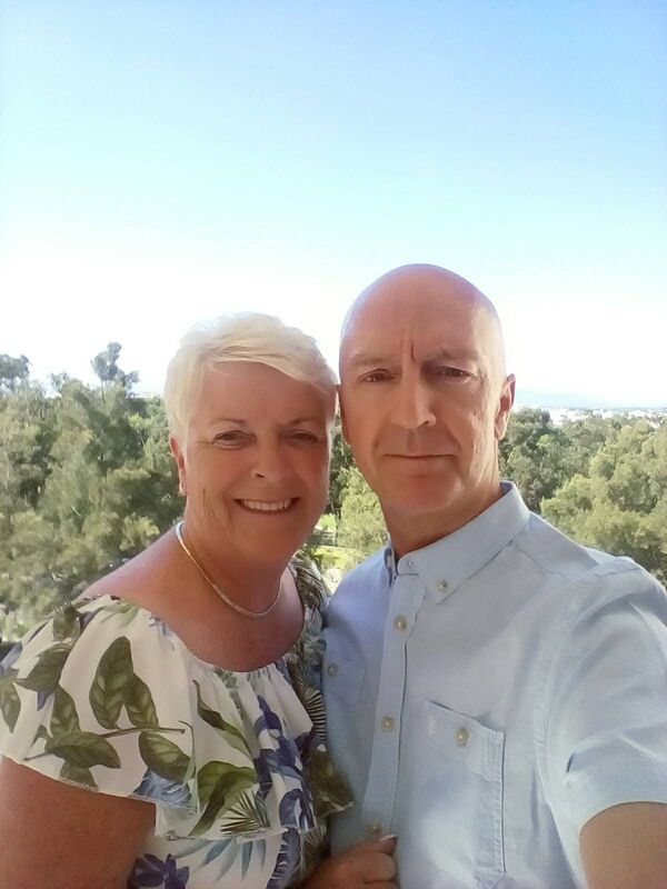 Michael and Ann Mulcahy, Frankfield enjoying a holiday abroad in recent years. Michael and Ann Mulcahy, Frankfield enjoying a holiday abroad in recent years.