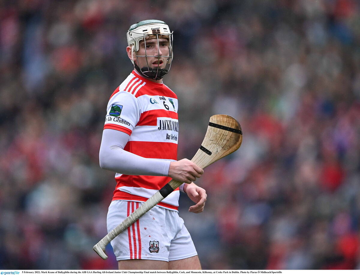 Mark Keane and Ballygiblin are in a Premier Junior group with Ballygarvan, Argideen Rangers and Dripsey. Picture: Piaras Ó Mídheach/Sportsfile Mark Keane and Ballygiblin are in a Premier Junior group with Ballygarvan, Argideen Rangers and Dripsey. Picture: Piaras Ó Mídheach/Sportsfile