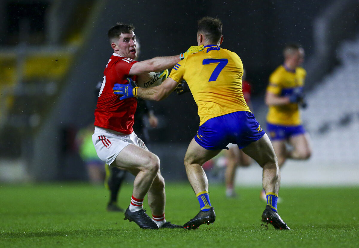 Cork's Blake Murphy in action against Clare's Alan Sweeney last weekend. Picture: INPHO/Ken Sutton