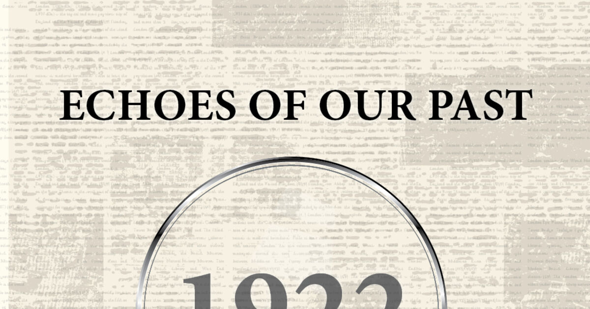 What was in the news 100 years ago today? - Vimarsana News