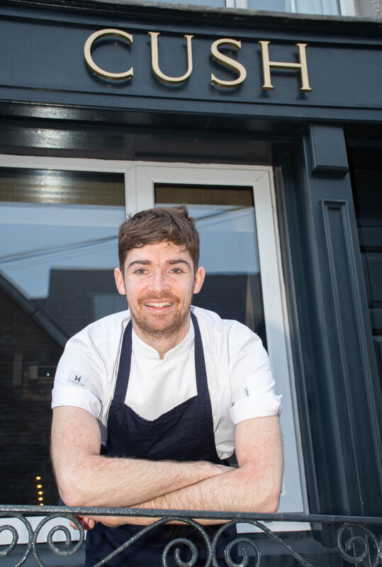 Chef Dan Guerin, pictured outside the Cush Restaurant in Ballycotton which was awarded a prestigeous Bib Gourmand Award recently. Picture: Howard Crowdy
