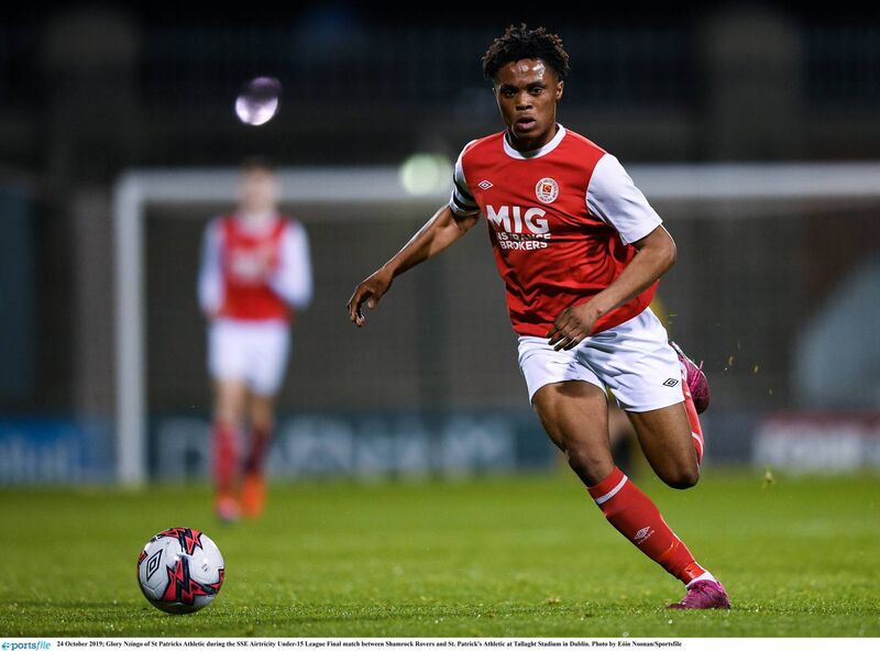 Young Cork players will now have to follow the lead of Glory Nzingo, who moved from St Patrick's Athletic to France. Picture: Eóin Noonan/Sportsfile Young Cork players will now have to follow the lead of Glory Nzingo, who moved from St Patrick's Athletic to France. Picture: Eóin Noonan/Sportsfile