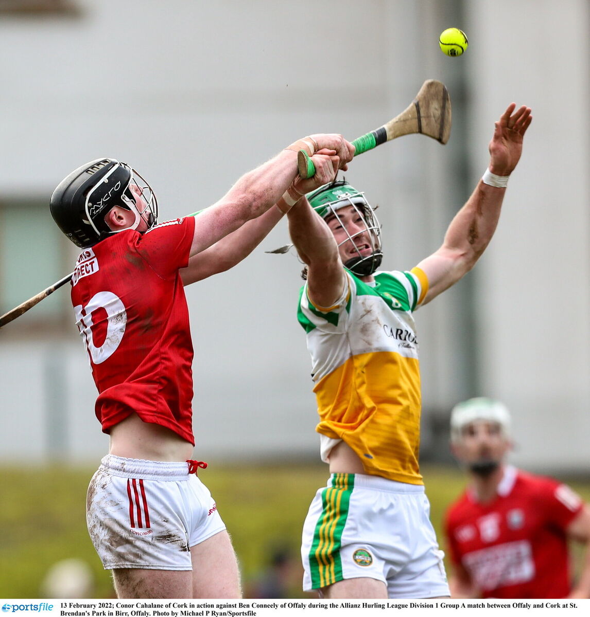 Conor Cahalane of Cork in action against Ben Conneely of Offaly. Picture: Michael P Ryan/Sportsfile Conor Cahalane of Cork in action against Ben Conneely of Offaly. Picture: Michael P Ryan/Sportsfile