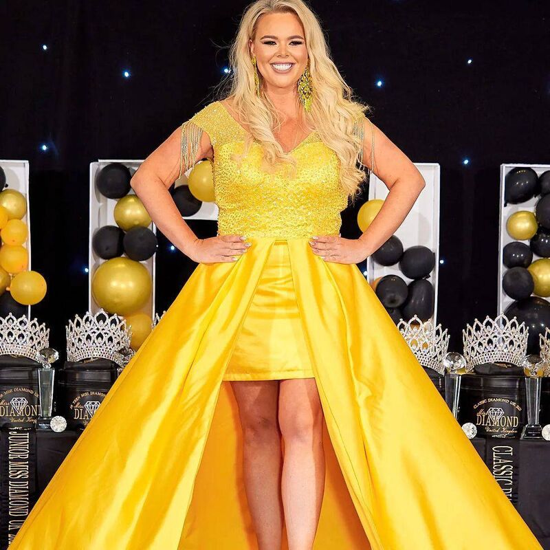 Effy Murphy competing in a pageant Picture: @effysjourney / Instagram