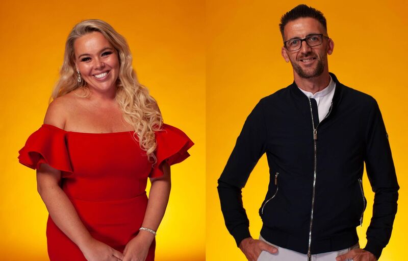 Effy with her blind date traffic manager Paul (40) from Wexford 