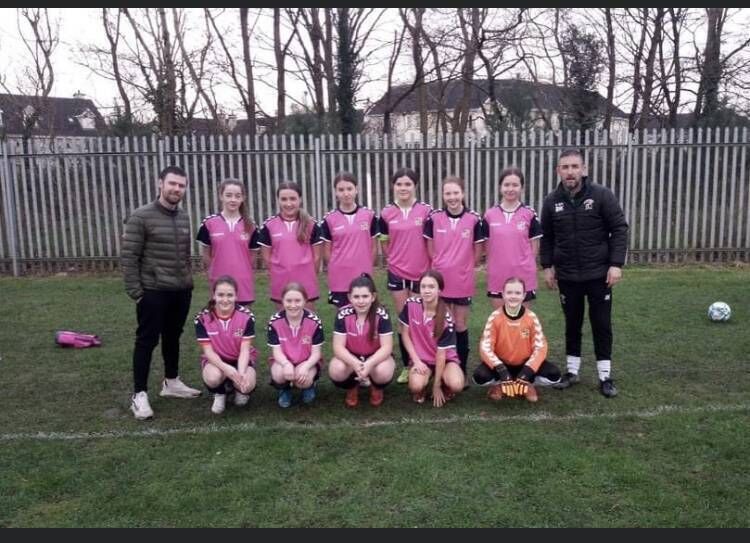 Ballincollig AFC girls under 15 team also last week getting their new gear from Mossie and Shane O Donovan who had a great win in the Una Moore Cup last weekend taking them to the last eight. Ballincollig AFC girls under 15 team also last week getting their new gear from Mossie and Shane O Donovan who had a great win in the Una Moore Cup last weekend taking them to the last eight.