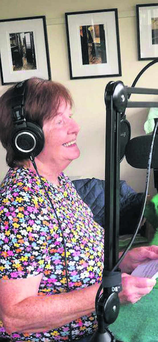 Eileen Murphy presenting Beara & Beyond on the island’s community radio station. She said: “When I was young and growing up, I was told I wouldn’t amount to anything, so it was really a learning experience for me, to discover yes, I can do this” Eileen Murphy presenting Beara & Beyond on the island’s community radio station. She said: “When I was young and growing up, I was told I wouldn’t amount to anything, so it was really a learning experience for me, to discover yes, I can do this”