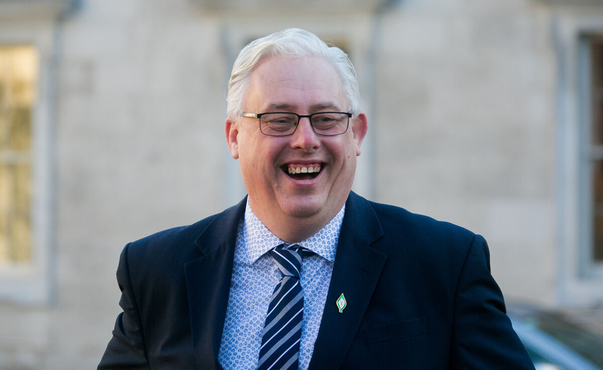 Sinn Fein TD Thomas Gould welcomed the news that a location has been chosen for the new hospital. Photo: Gareth Chaney/Collins.