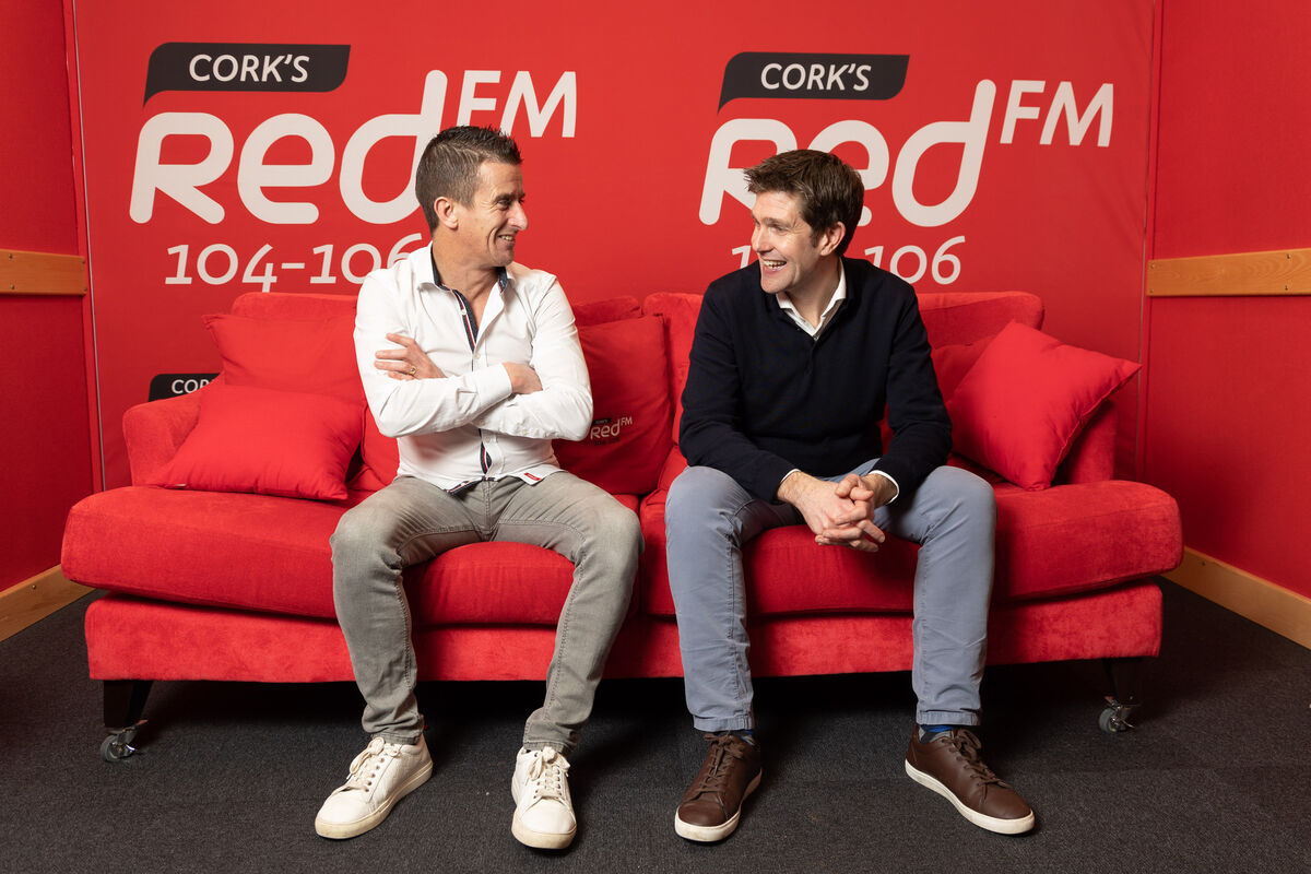 The Olympian said when he met with RedFM’s CEO Diarmuid O’Leary who suggested he join the station, he said it was an offer he couldn’t refuse, although he did his very best to play it cool. Photo Darragh Kane The Olympian said when he met with RedFM’s CEO Diarmuid O’Leary who suggested he join the station, he said it was an offer he couldn’t refuse, although he did his very best to play it cool. Photo Darragh Kane