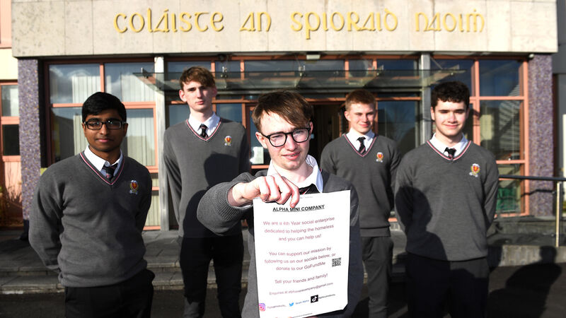 Cork students’ firm sources sleeping bags for homeless