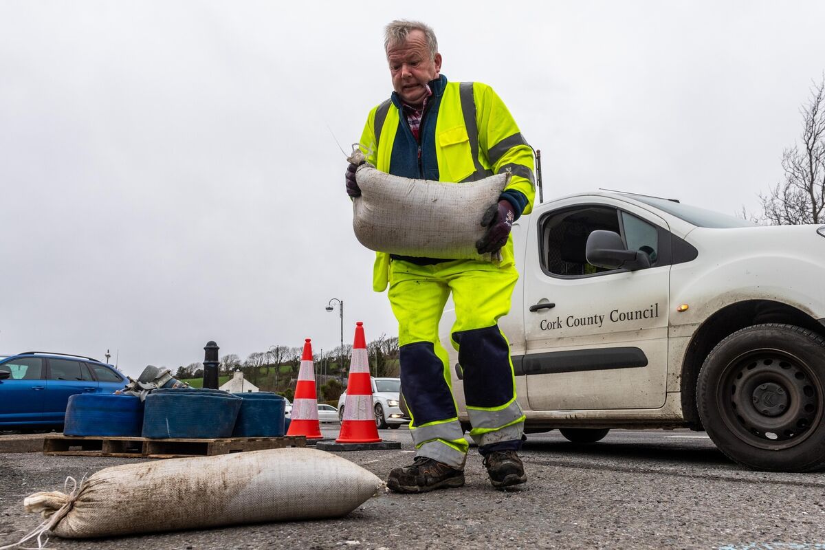 Flooding isn't expected in Cork City but crews will be on the ground tomorrow morning to assess the damage.