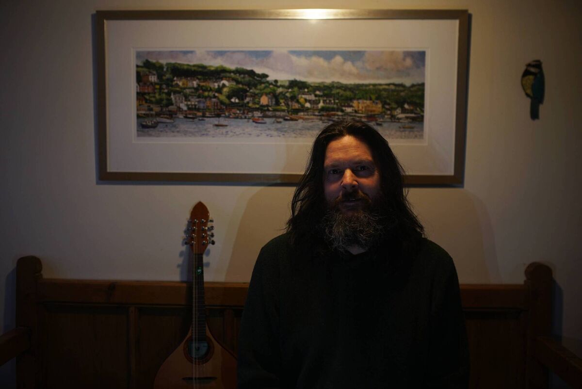 Ultan Walsh is a farmer and bouzouki maker based in Cork. Picture: Mostafa Darwish