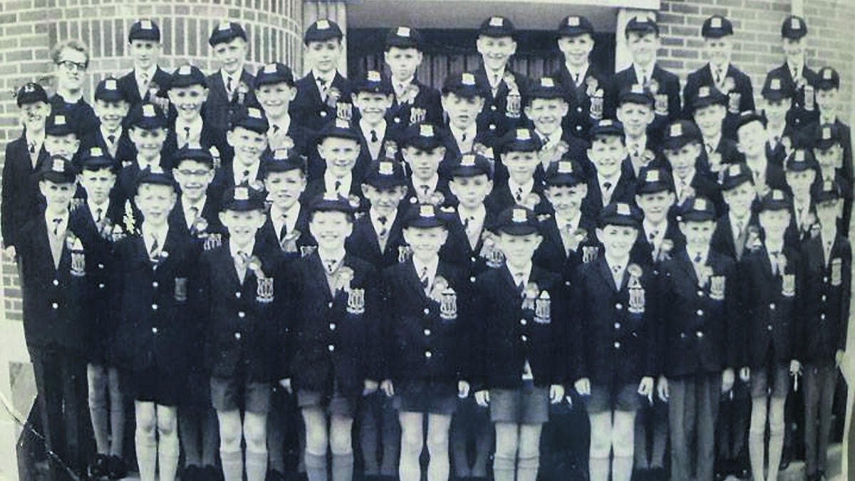 School days in Cork: My Confirmation class - I can name them all!