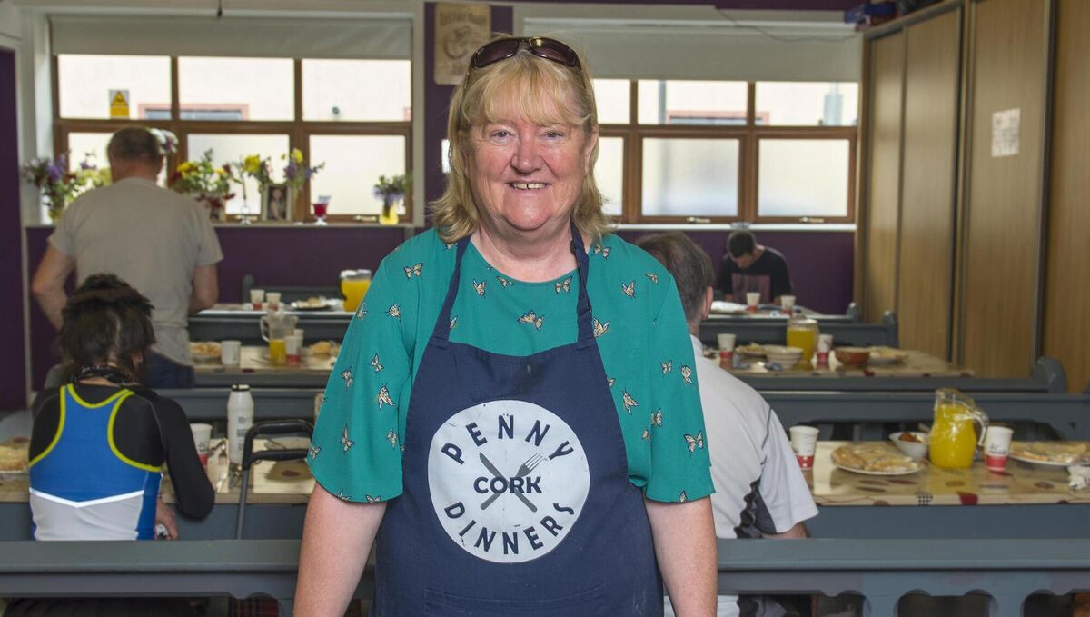 Catriona Twomey of Cork Penny Dinners. Catriona Twomey of Cork Penny Dinners.