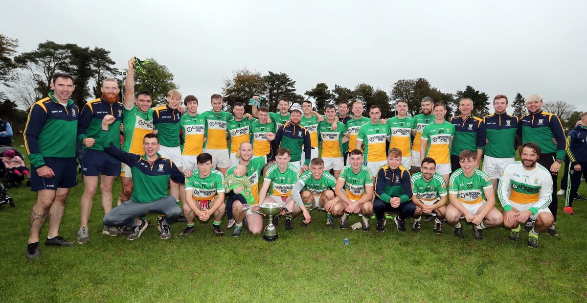 Bride Rovers celebrate their Junior A football title in 2021. Picture: Jim Coughlan. Bride Rovers celebrate their Junior A football title in 2021. Picture: Jim Coughlan.