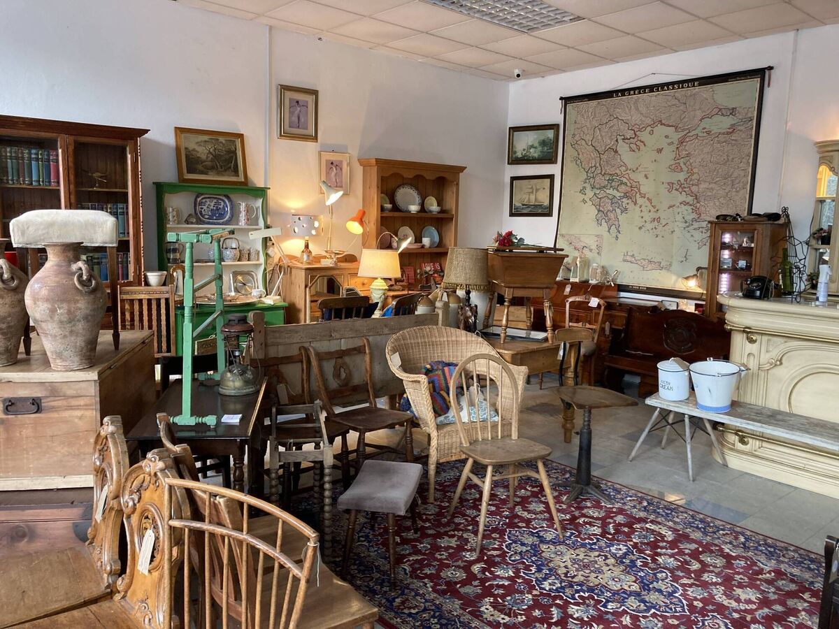 Rita and Ian sell carefully sourced furniture.