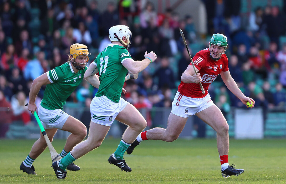 Robbie O’Flynn runs at the Limerick defence. Picture: INPHO/Bryan Keane Robbie O’Flynn runs at the Limerick defence. Picture: INPHO/Bryan Keane