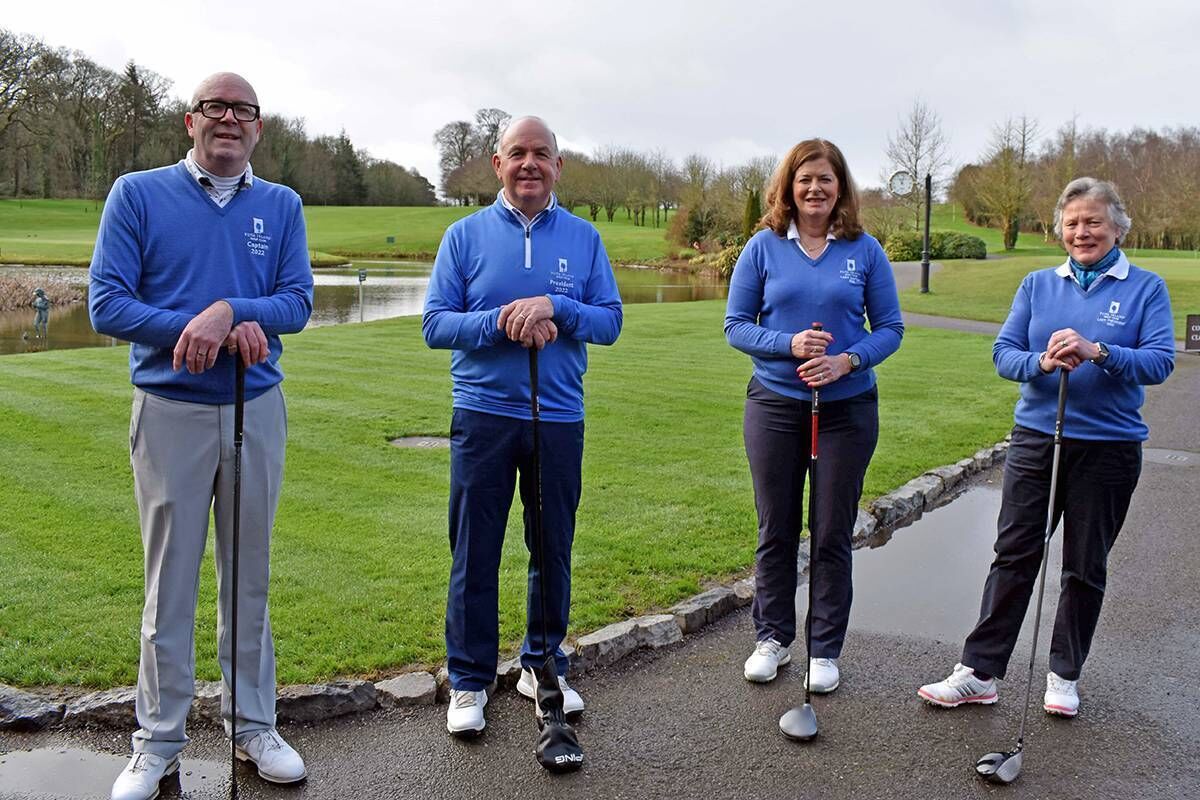 Fota Island officers Brad O'Donoghue, Anthony O'Connell, Carmel Reardon and Pauline McKechnie at the recent drive-in. 