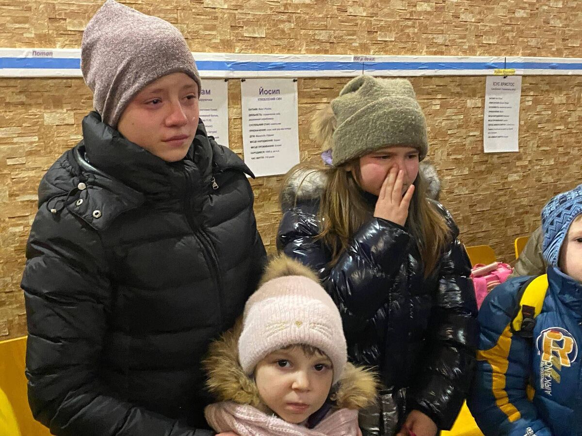 Irish charity head speaks of pain of not being able to help abandoned babies and children in care home in Kyiv. 