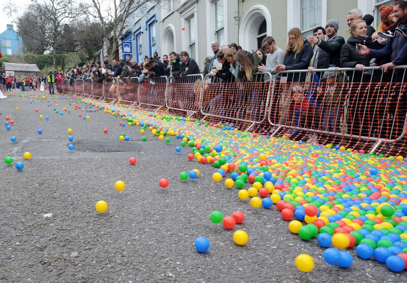 The Cork Lions Club Ball Run takes place on St Patrick's Hill every year.