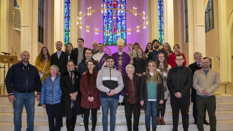 Special celebration in Cork cathedral for 13 adults preparing for baptism, confirmation and eucharist