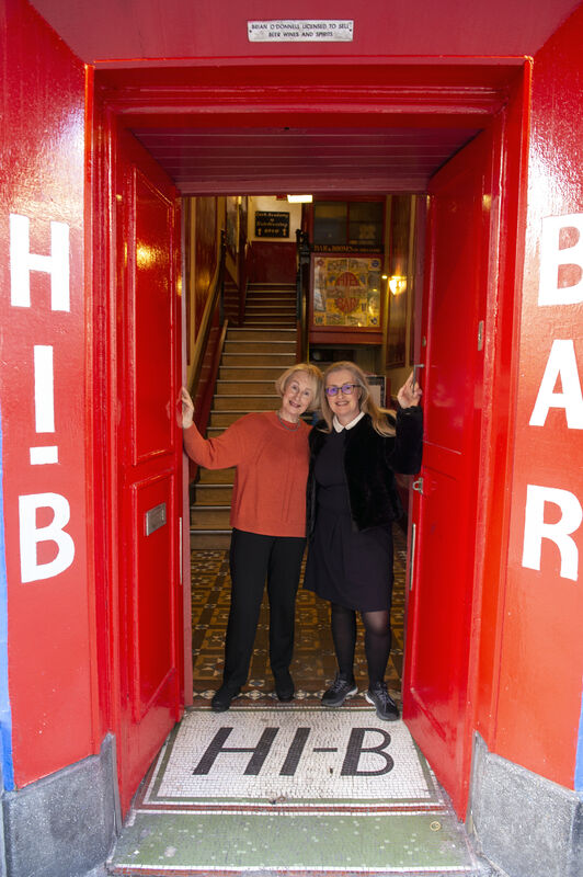  Nancy O'Donnell and her daughter Rachel O'Donnell-Barry reopening the doors to the Hi-B. Picture: Dan Linehan
