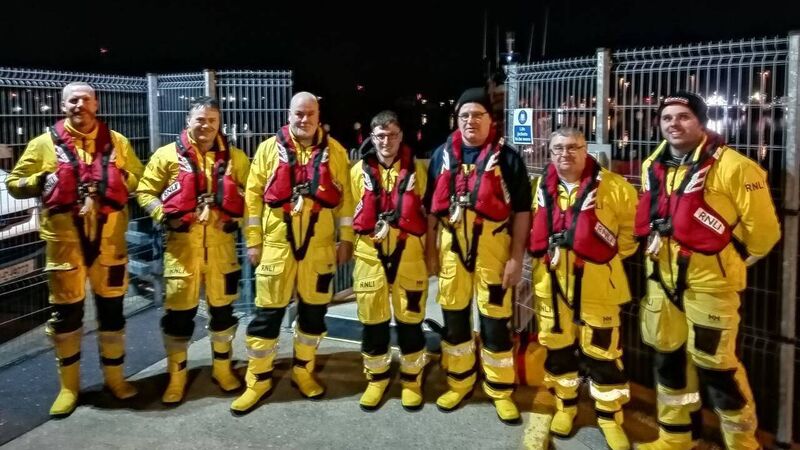 Cork RNLI team comes to aid of injured navy crewman