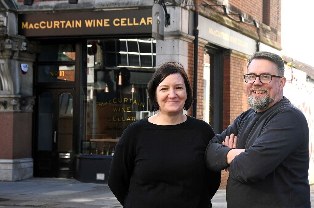 Trudy Ahern and Sean Gargano, proprietors of MacCurtain Wine Cellar, MacCurtain St., Cork.
