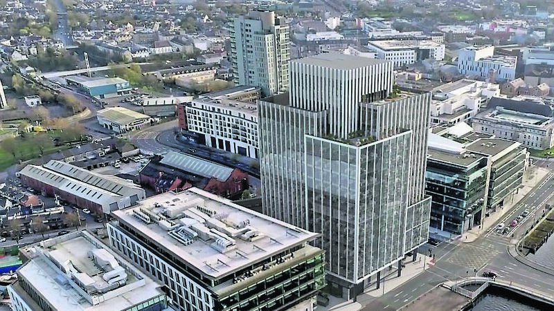Mixed reaction to 16-storey office block on Sextant site