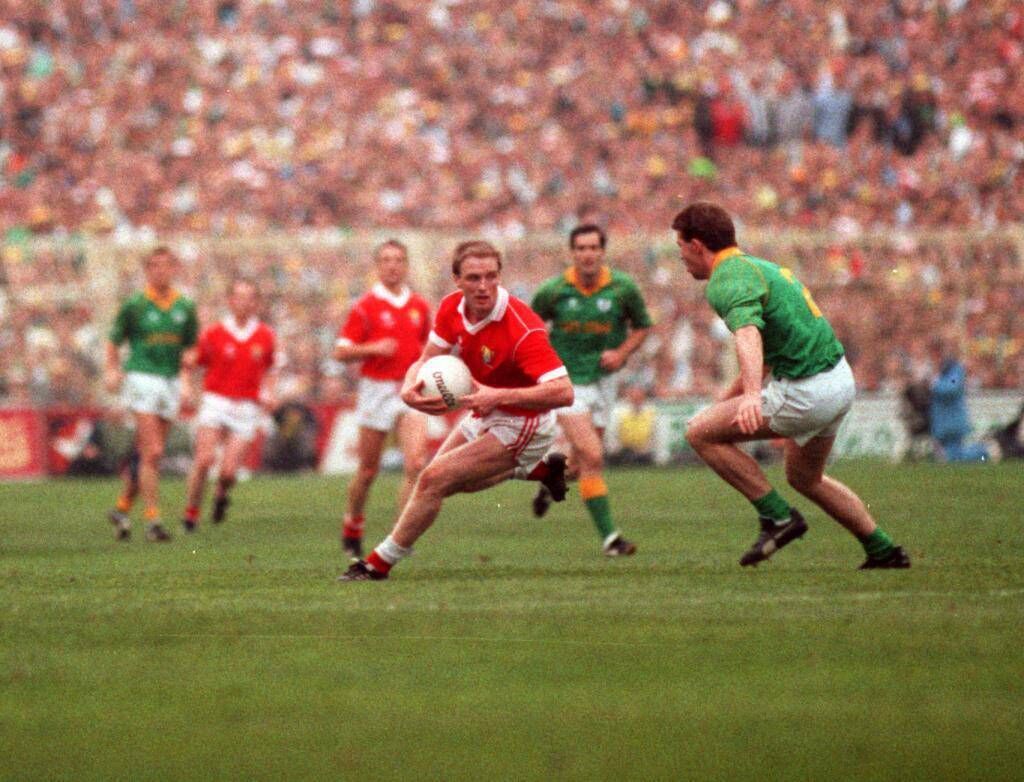 Larry Tompkins on the move for Cork against Meath at Croke Park. Picture: Des Barry