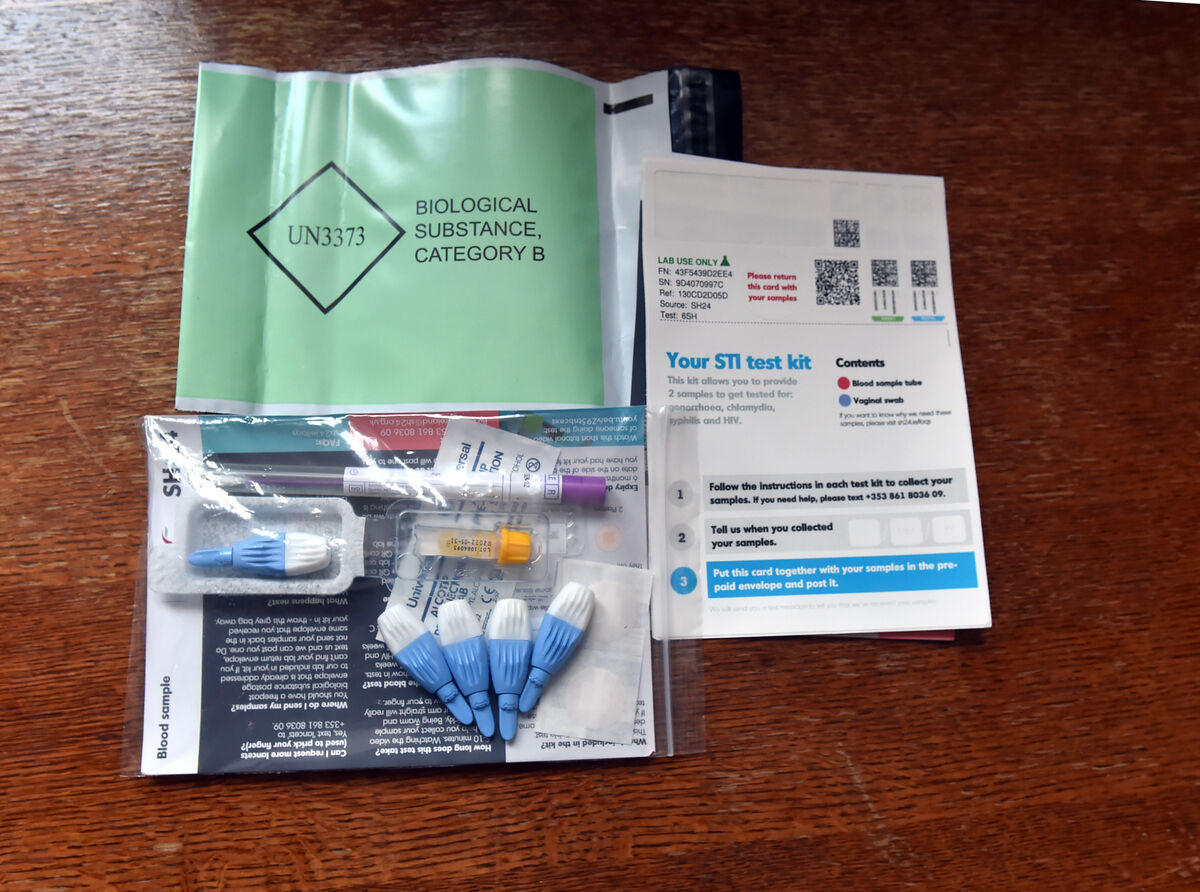 HSE's home STI testing kits.Picture: Eddie O'Hare HSE's home STI testing kits.Picture: Eddie O'Hare