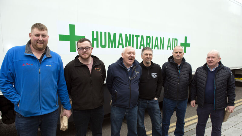 Convoy departs from Cork City Hall with five artic trailers full of aid for Ukraine Convoy departs from Cork City Hall with five artic trailers full of aid for Ukraine