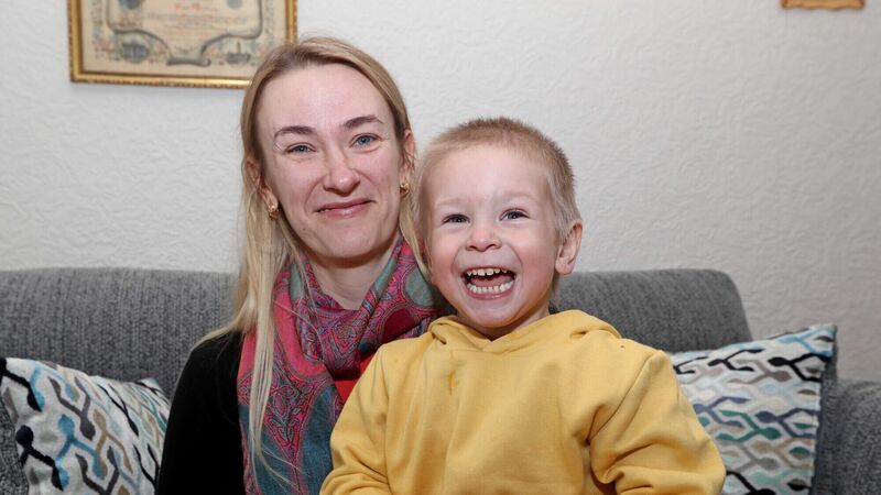 Ukrainian woman and son who fled home reunited with family in Cork Ukrainian woman and son who fled home reunited with family in Cork