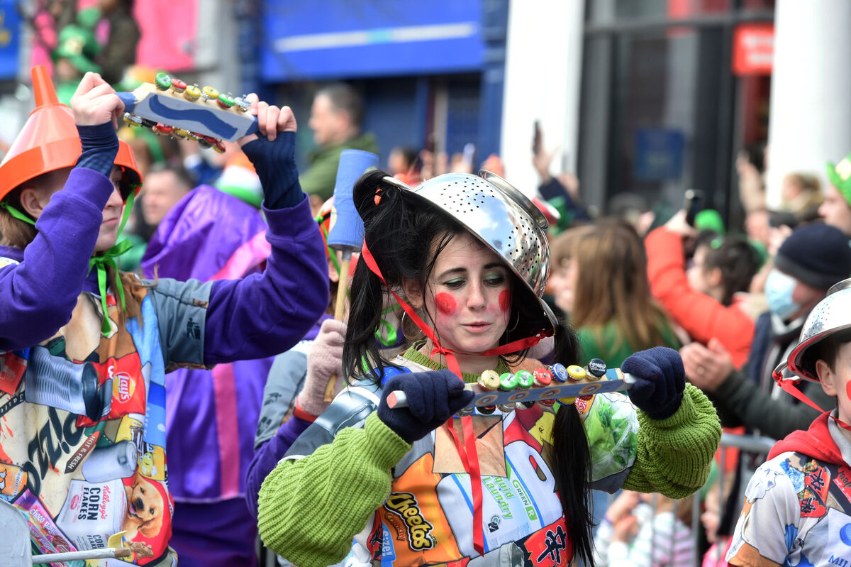 Over 2,500 participants brought colour and celebration back to the streets of the city at The Cork St Patrick's Day Parade on Thursday 17th March 2022. Pic: Larry Cummins. Over 2,500 participants brought colour and celebration back to the streets of the city at The Cork St Patrick's Day Parade on Thursday 17th March 2022. Pic: Larry Cummins.