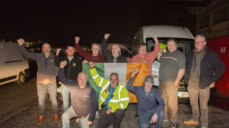 Cork Humanitarian Aid charity convoy returns from Ukraine border