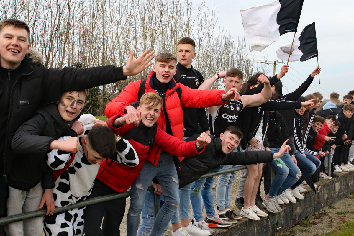 Joy for Rochestown College's fans. Picture: Brendan Gleeson