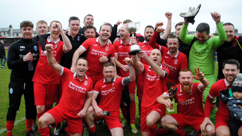 AUL: Killumney United celebrate Saxone Cup win over Blackstone Rovers