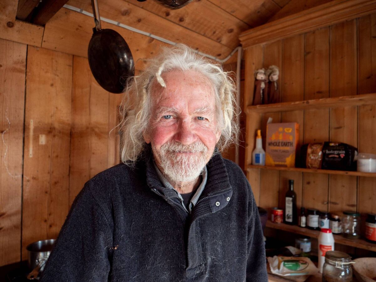 Alex Scade at his animal sanctuary. Alex Scade at his animal sanctuary.