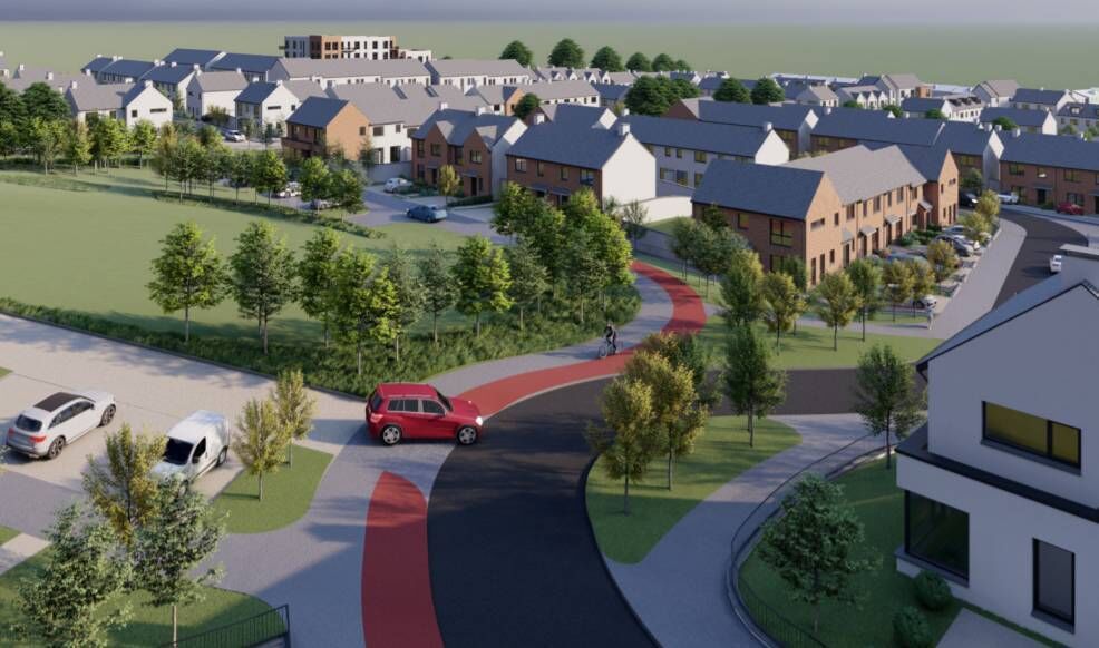 The strategic housing development (SHD) application seeking permission to develop 275 residential units and a crèche at a site in Ballyvolane was lodged by O’Flynn Construction Co Unlimited Company back in November. Image contained of a view of the proposed development in the Planning and Design Statement. The strategic housing development (SHD) application seeking permission to develop 275 residential units and a crèche at a site in Ballyvolane was lodged by O’Flynn Construction Co Unlimited Company back in November. Image contained of a view of the proposed development in the Planning and Design Statement.