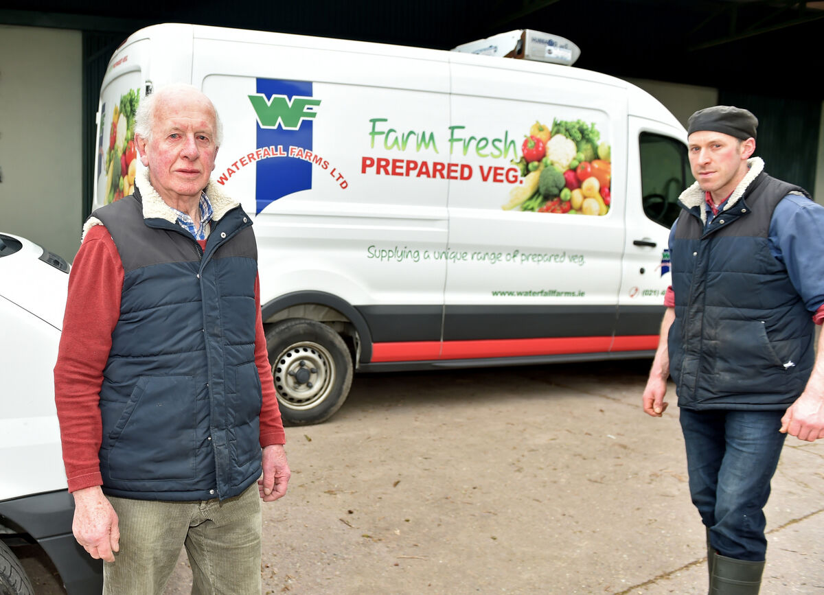 Declan and Nigel Martin at Waterfall Farms. Picture; Eddie O'Hare Declan and Nigel Martin at Waterfall Farms. Picture; Eddie O'Hare