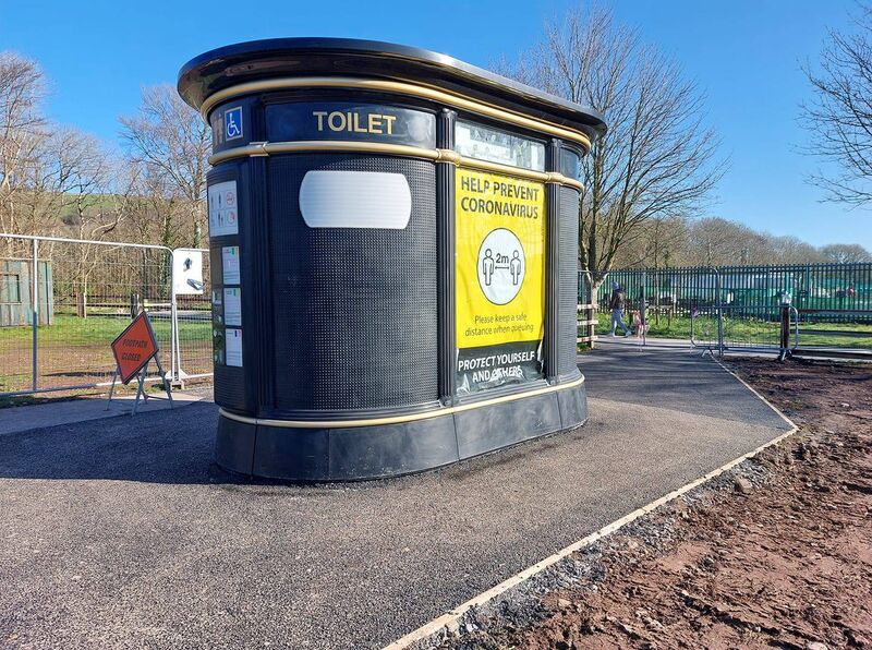 The new toilet at the Ballincollig Regional Park The new toilet at the Ballincollig Regional Park