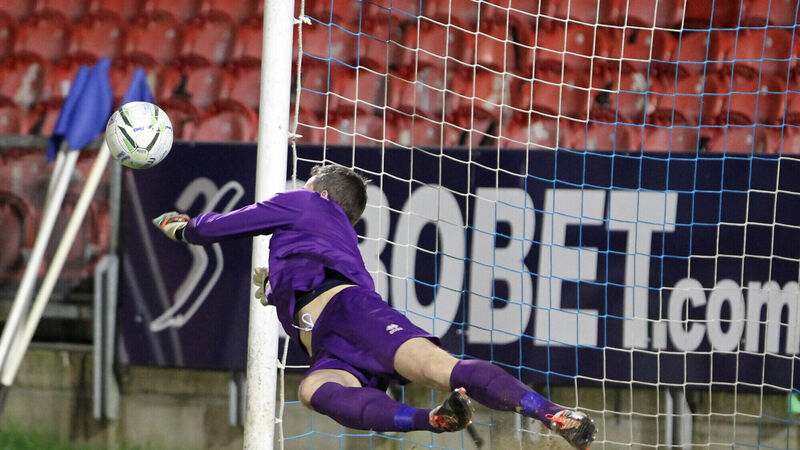 Brendan O’Connell in his 18th season between the posts for Ireland