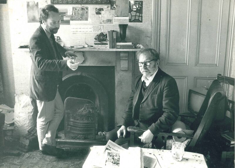 Padraic Fiacc with Brian Keenan 1984 Picture: John Minihan