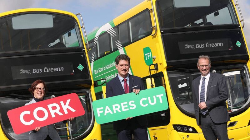 Cork transport: Cost of bus fares to be reduced from Monday