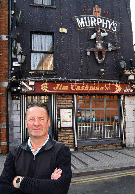 Donncha O'Leary, owner, Jim Cashman's Bar, Academy Street, Cork.